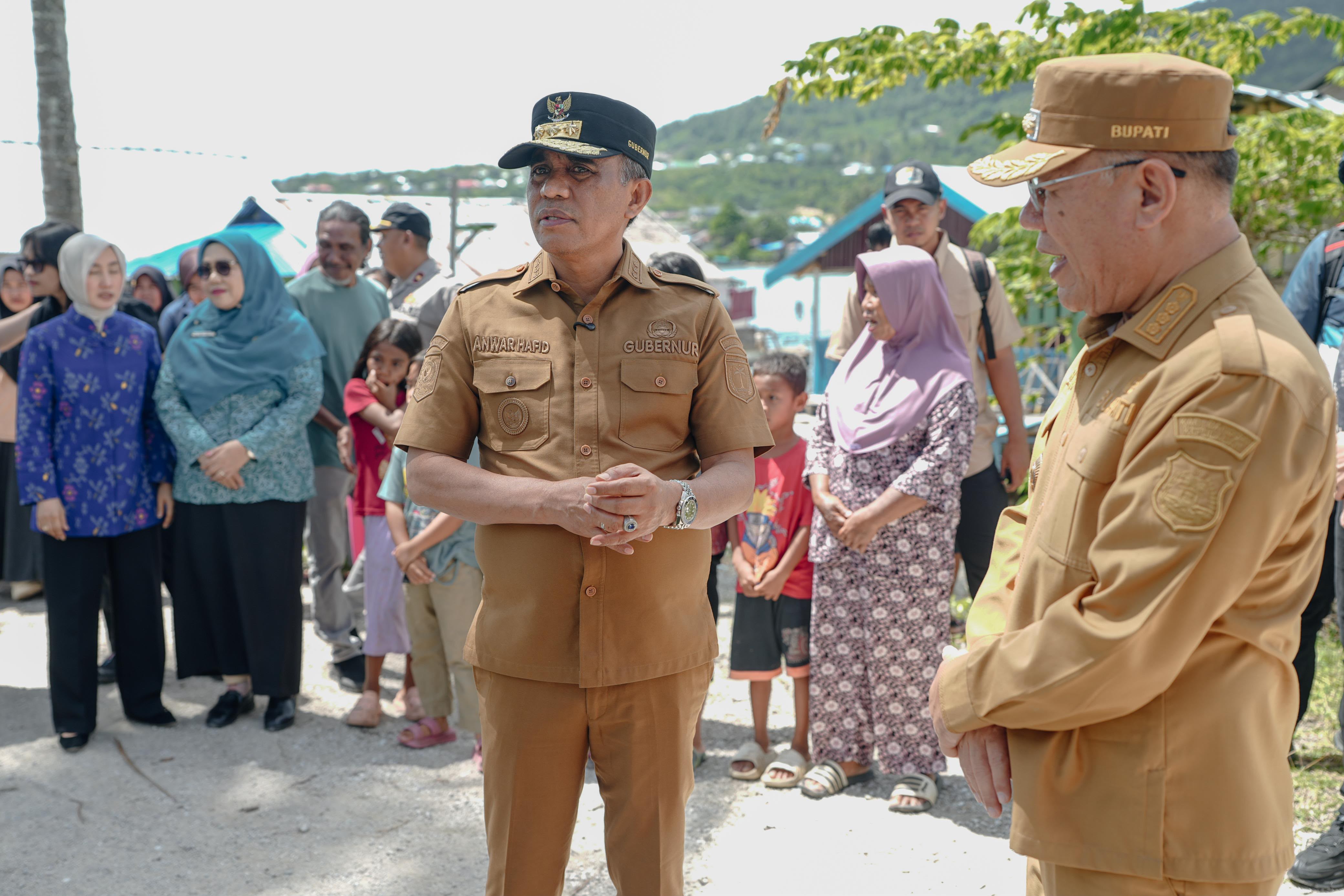 Gubernur Anwar Hafid Turun Langsung ke Bangkep,Pastikan Solusi Penyelesaian Lahan Permukiman 64 Kepala Keluarga